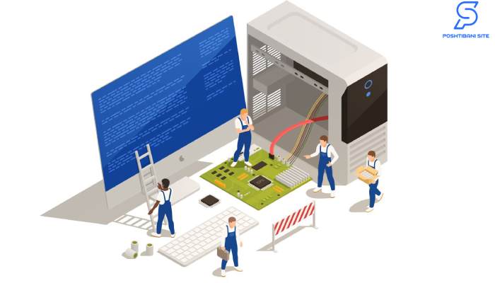 پشتیبانی سایت تجهیزات شبکه