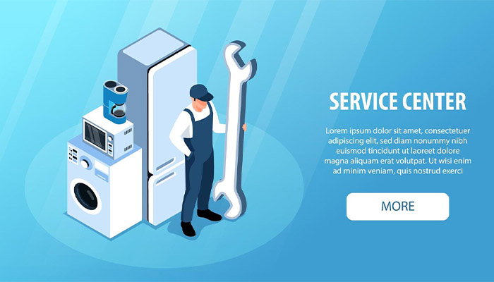 پشتیبانی سایت تعمیرات لوازم خانگی