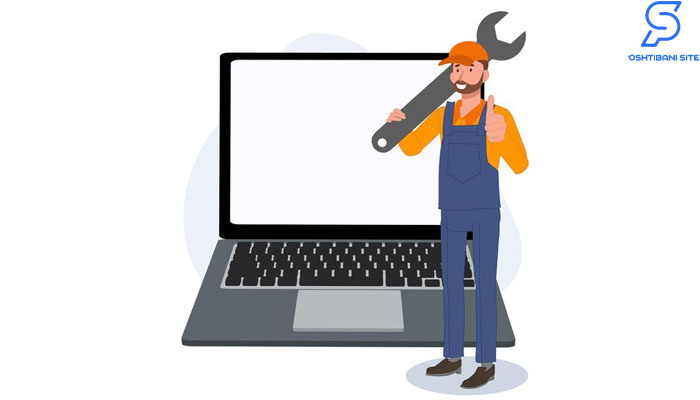 پشتیبانی سایت تعمیرات لپ تاپ و کامپیوتر