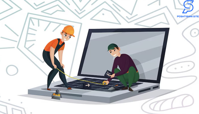 پشتیبانی سایت تعمیرات لپ تاپ و کامپیوتر